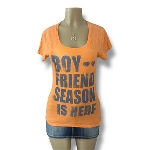 Orange Graphic T-Shirt